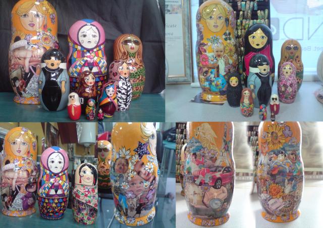 Стилизованные матрешки