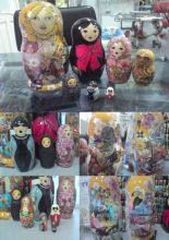 Стилизованные матрешки