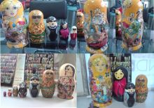 Стилизованные матрешки