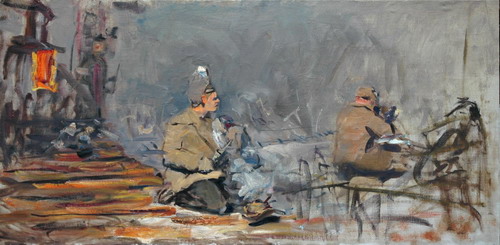 Сварщики на строительстве Куйбышевской ГЭС