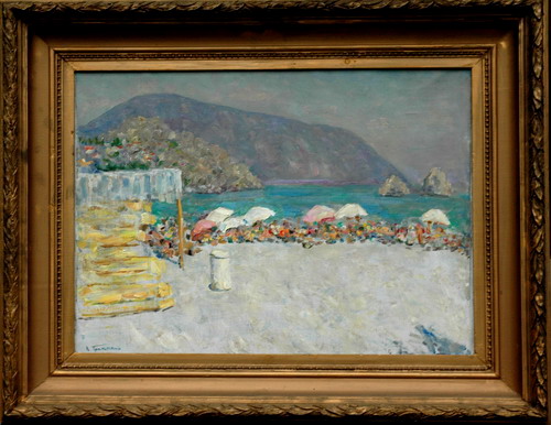 Пляж в Гурзуфе