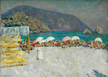 Пляж в Гурзуфе