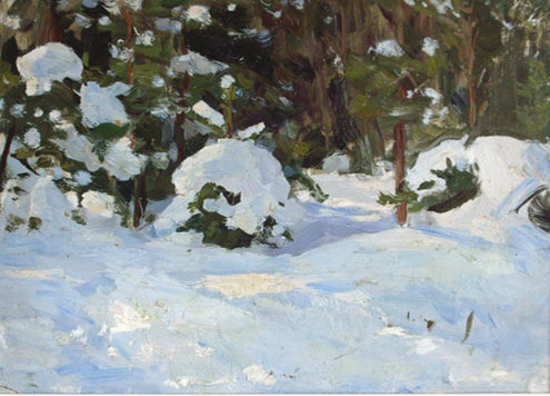 Заснеженный лес