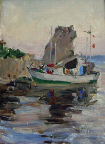 У пристани. Крым. Гурзуф.