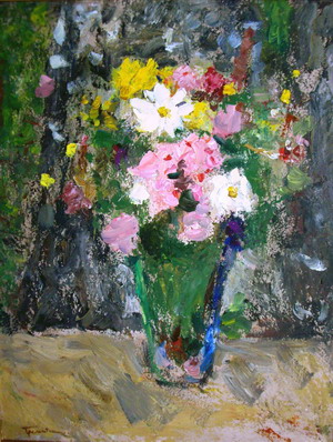 Ромашки и флоксы