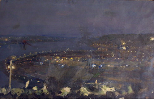 Огни Куйбышевской ГЭС