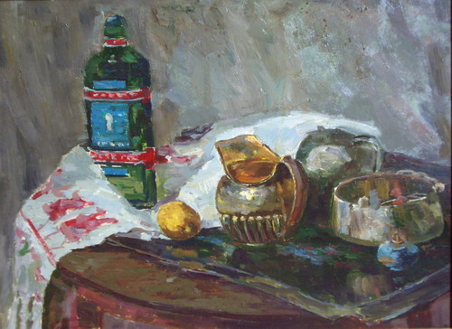 Натюрморт с серебром