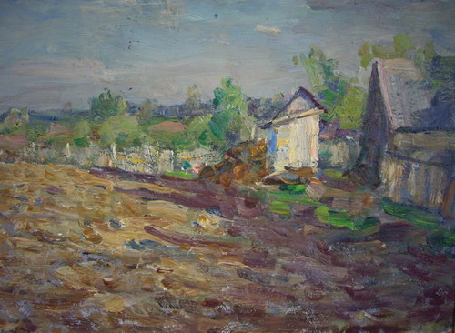 За околицей. Деревня Свистуха.