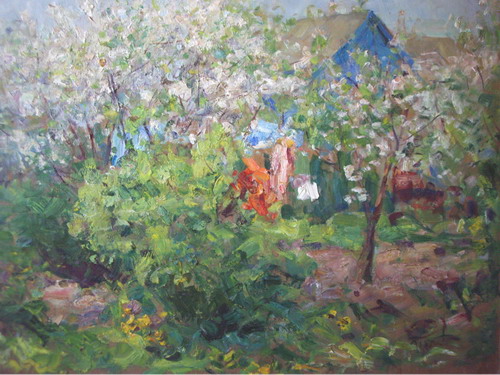 Цветущая вишня