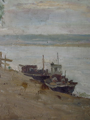 Баржи на Волге