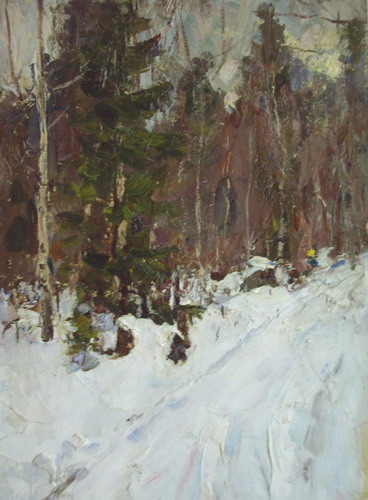 Дорога в лесу