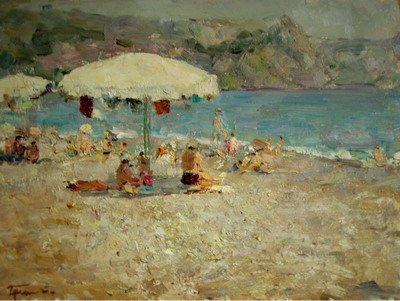 Пляж. Гурзуф.