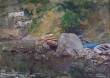 Лодки в Гурзуфе