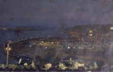 Огни Куйбышевской ГЭС