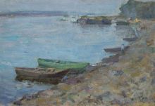 Вечер на Волге