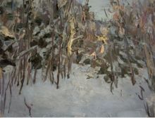 Лес на закате