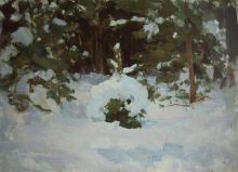 Зимой в лесу