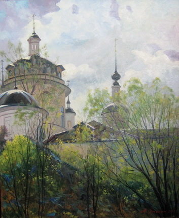 Купола Черноостровского монастыря