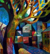 Самое большое вечернее дерево