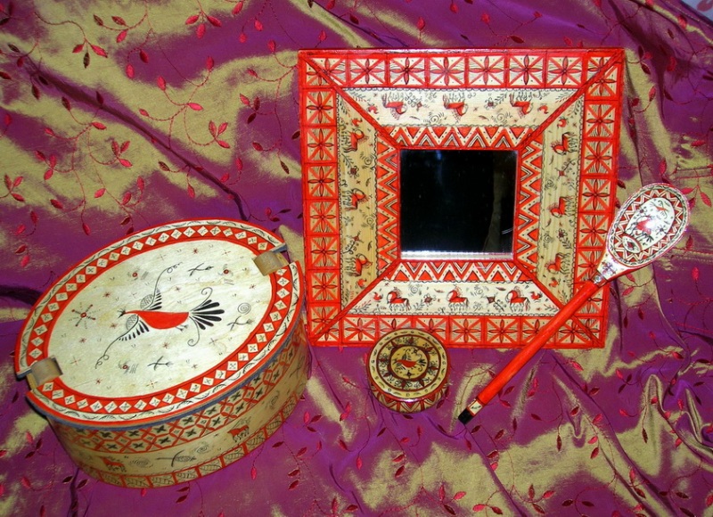 Набор. Мезенская роспись