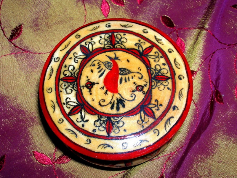 Шкатулка. Мезенская роспись