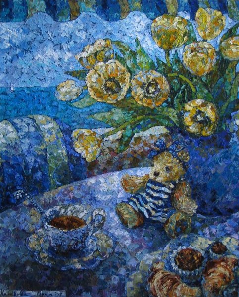 завтрак с мишкой