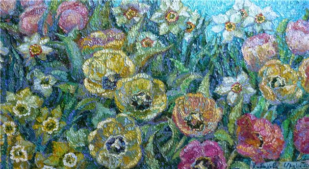 тюльпаны и нарциссы