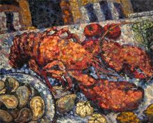 натюрморт с омаром