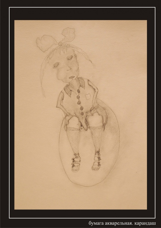 девочка и яйцо