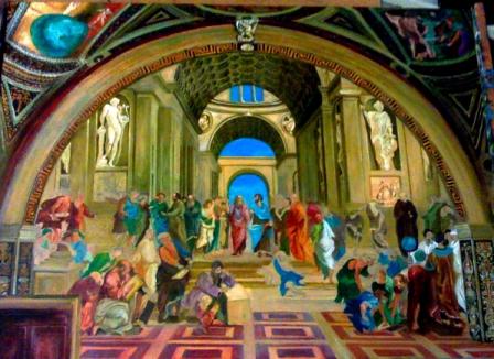 Копия фрески Рафаэля 