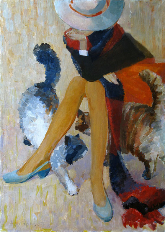 Кошки и ножки