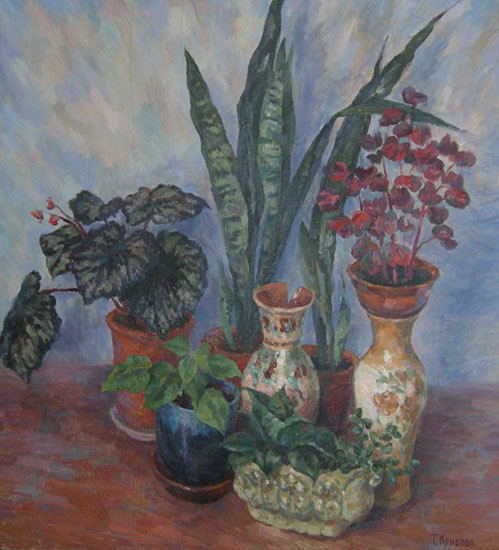 Цветы и керамика