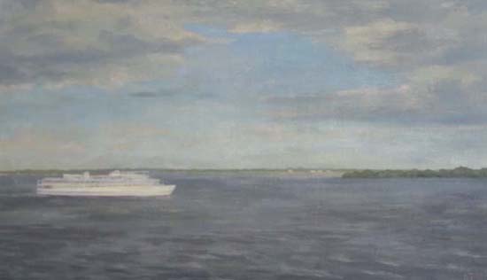 Пароход плывет