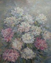 Светлые пионы