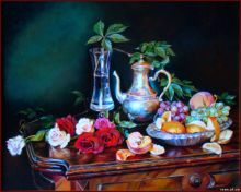 "Натюрморт с розами" 