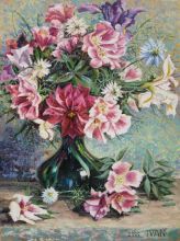 "Букет в белой вазе" 