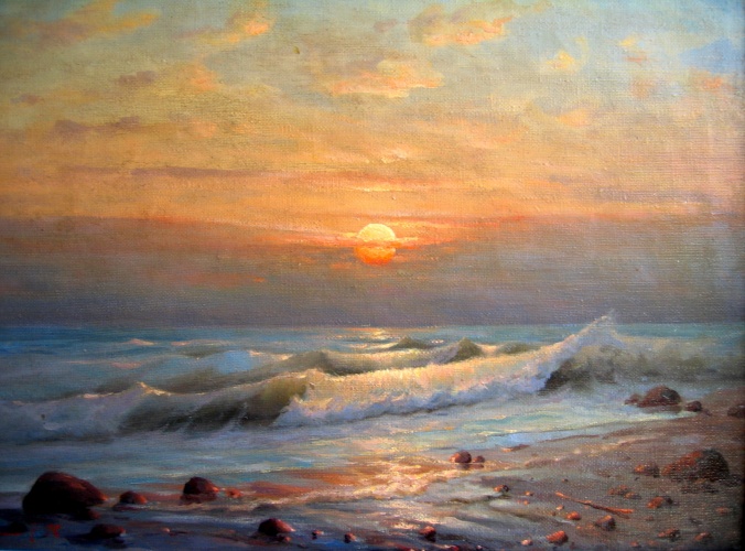 Закат на взморье