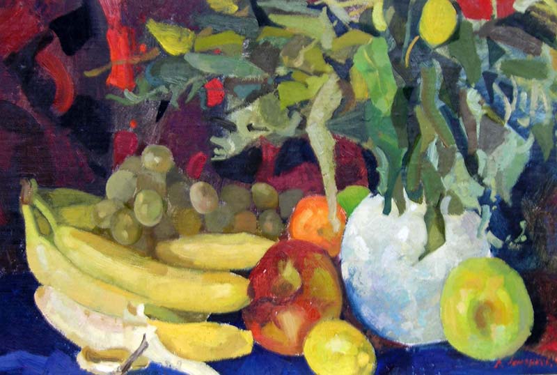 Натюрморт с бананами