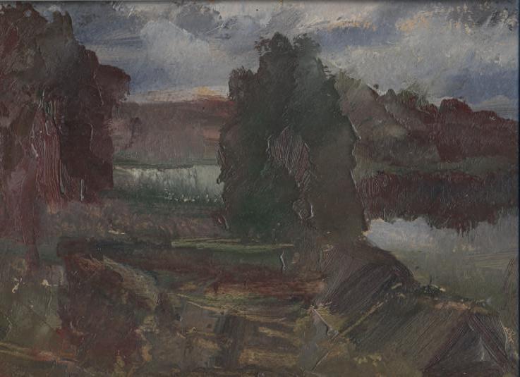 Отражение в озере природы