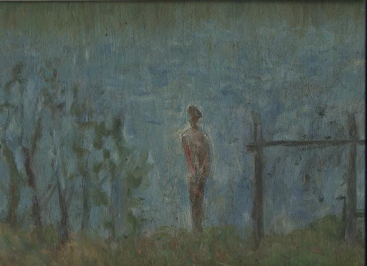 Субъект на берегу озера