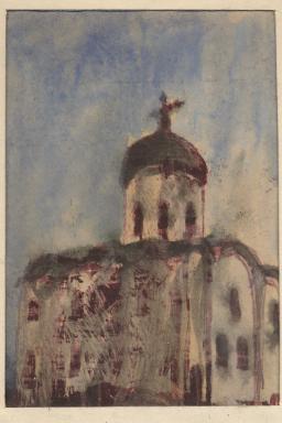 Церковь. Ясный день.