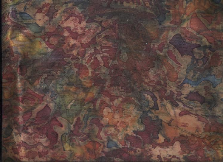 Пёстрые цветы в саду