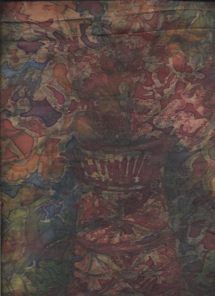 Пёстрые цветы в вазе