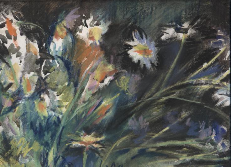 Ромашки заблистали в ночи