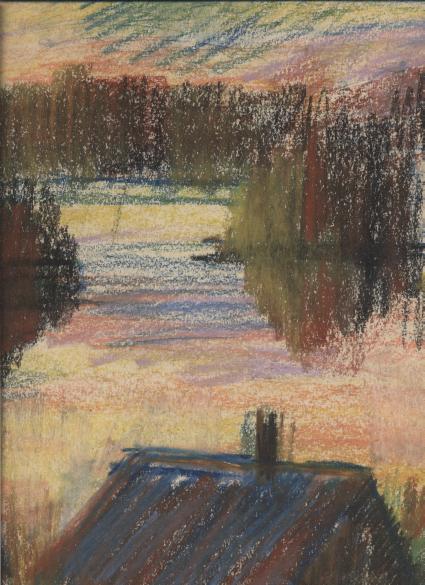 Закат над нашим озером