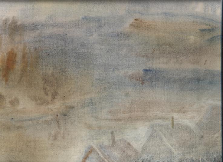 Дома на берегу реки