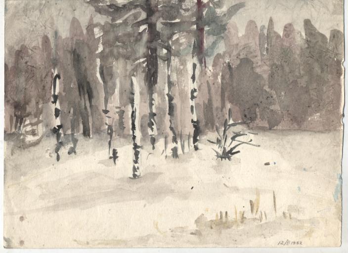 Самый первый пейзаж