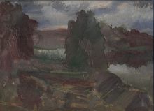 Отражение в озере природы