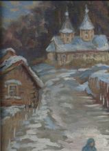 Зимняя деревня