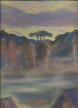 Озеро Ероса. Туман.